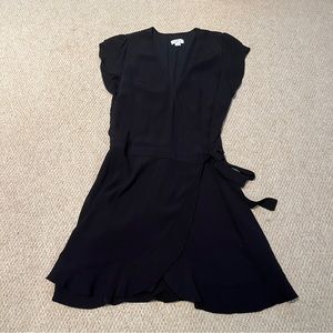 LOFT Women’s Petite Black Wrap Dress